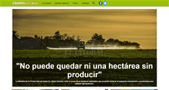 Desktop Screenshot of campolitoral.com.ar